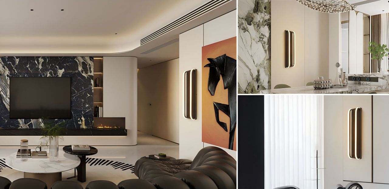 With simple designs and soft illumination, wall lamps blend harmoniously with diverse spaces. They play a crucial role in both decoration and providing light, elevating the overall quality of the space and enhancing the living experience.