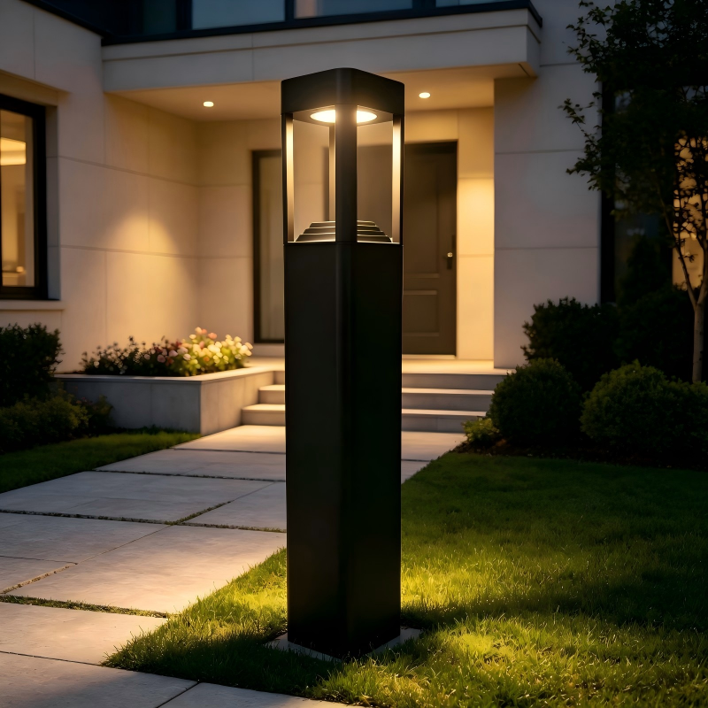 Garden Landscape Lighting Black Aluminum LED Outdoor Path Lamp