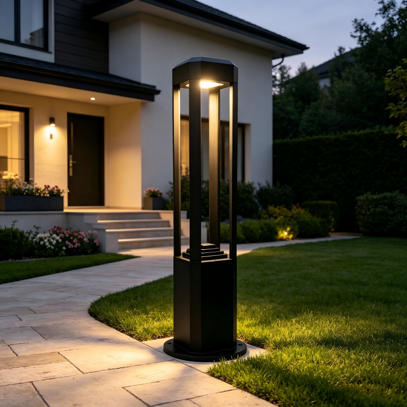 Black LED lawn light, garden path light, waterproof outdoor landscape light, IP65 lawn walkway lighting