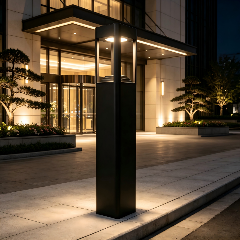 Garden Landscape Lighting Black Aluminum LED Outdoor Path Lamp