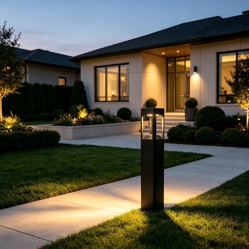 Garden Landscape Lighting Black Aluminum LED Outdoor Path Lamp