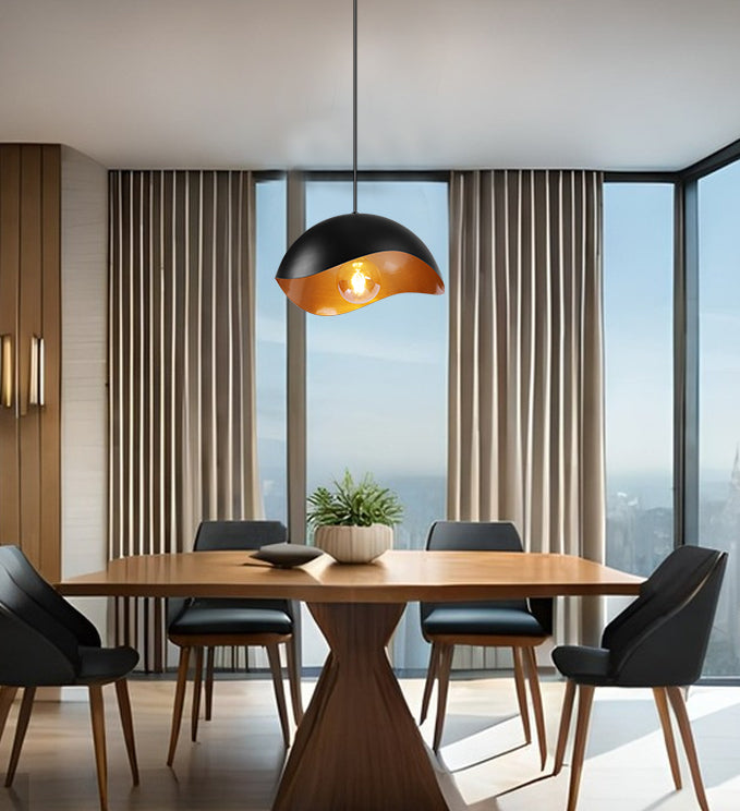 Wave Pendant Light, Black -2Pack MD6160X2