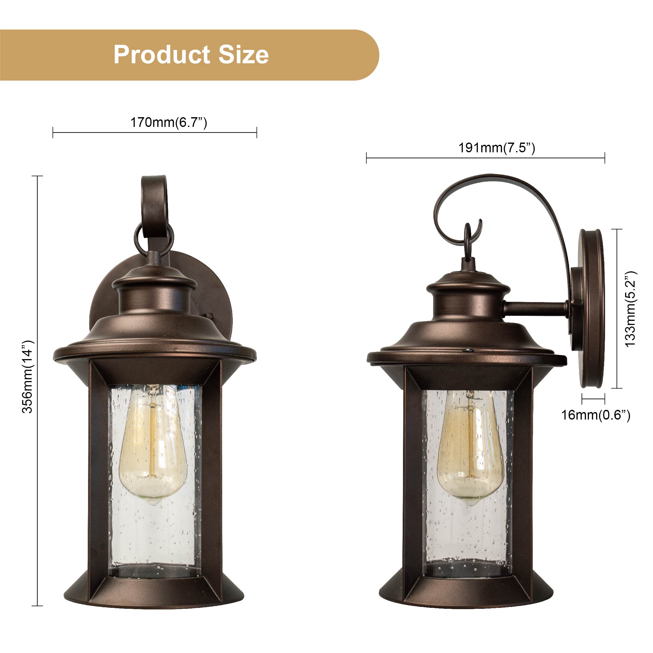 CO outdoor wall light CO-001
