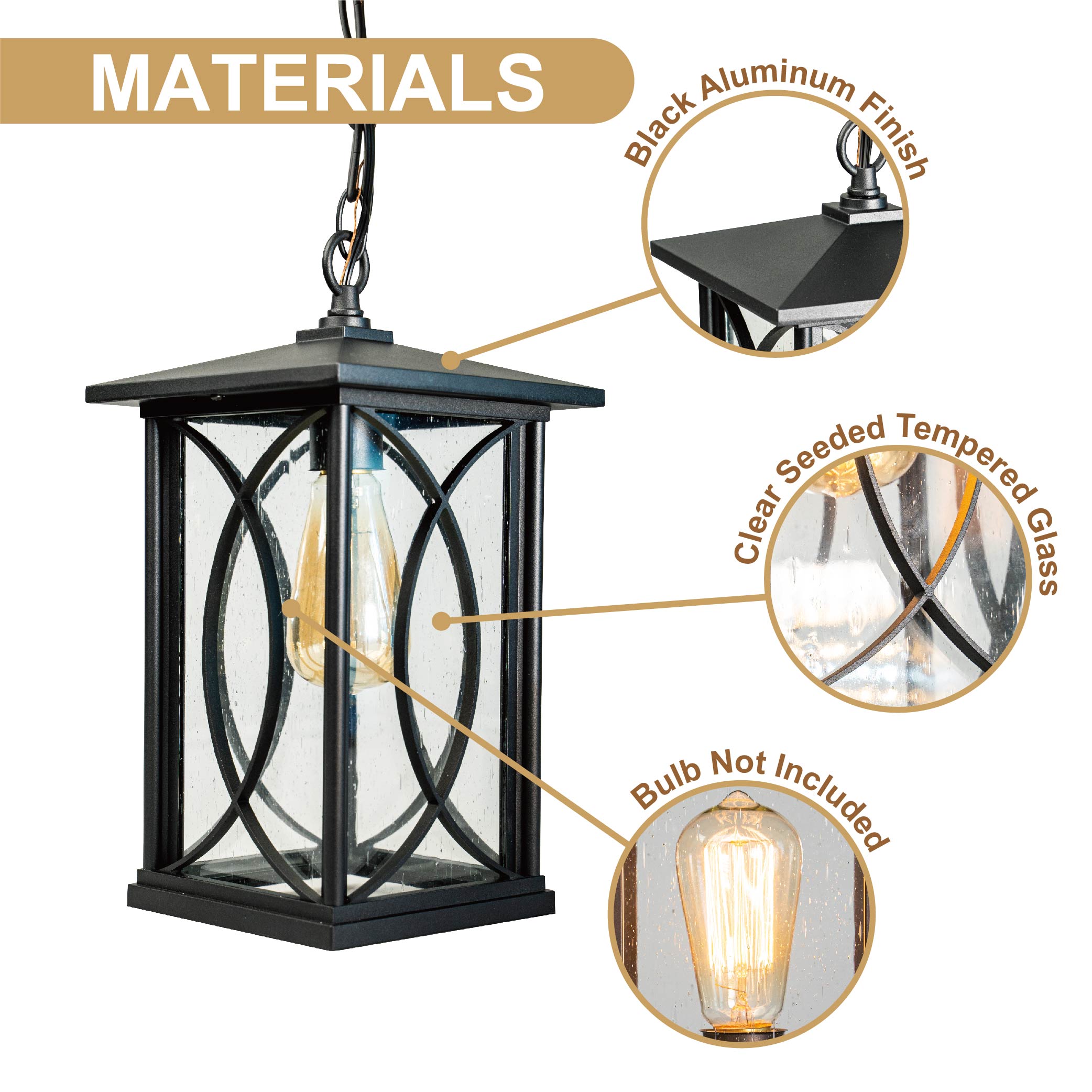CS outdoor pendant light CS-003