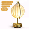 Rechargeable LED Table Lamp, Foldable Shade Design, 3000K Warm Light, Portable Cordless