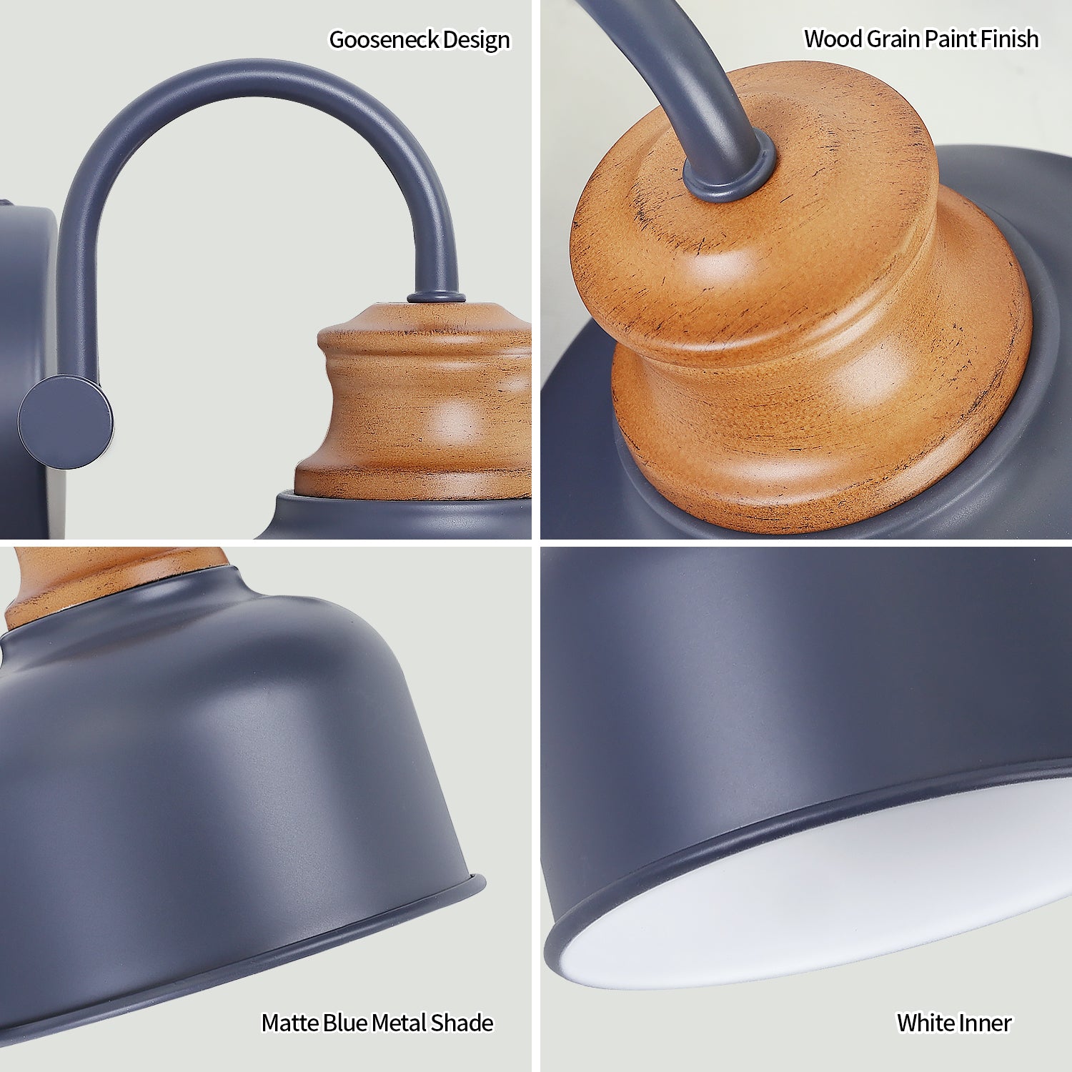 3-Light Vanity Light Wall Sconce Blue  / JF2228-W3WD