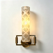 Geometric glass wall lamp American retro