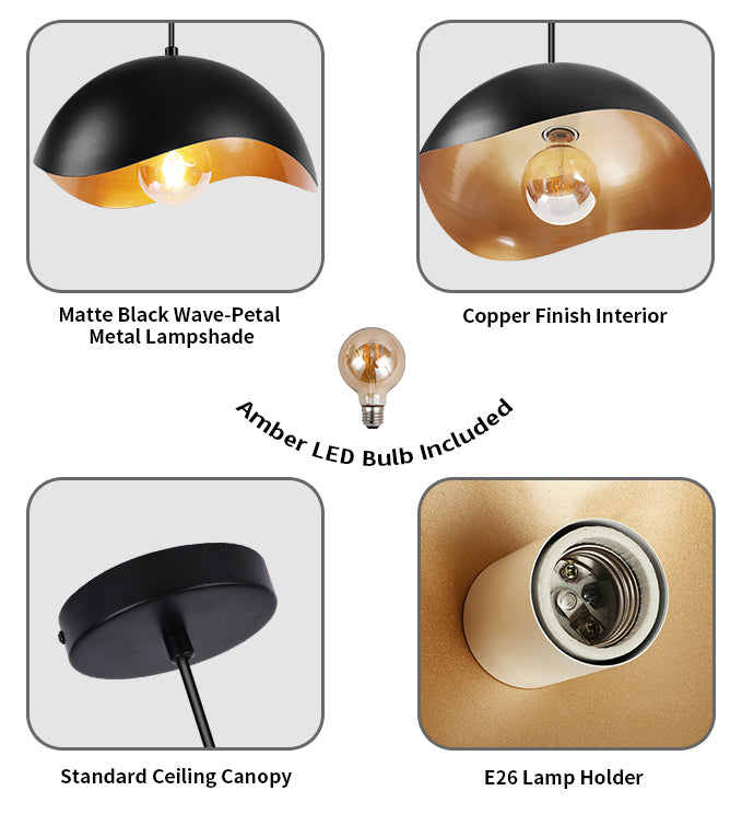 Wave Pendant Light MD6160