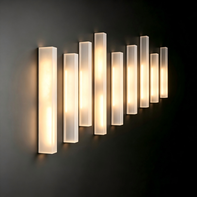 Acrylic wall light