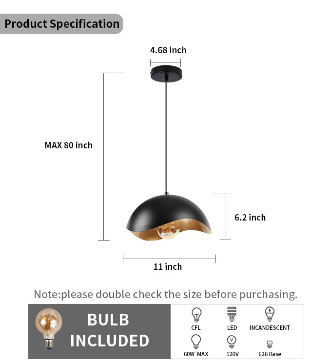 Wave Pendant Light MD6160