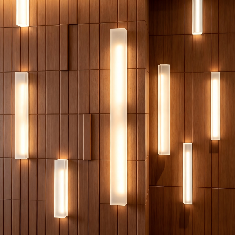 Acrylic wall light