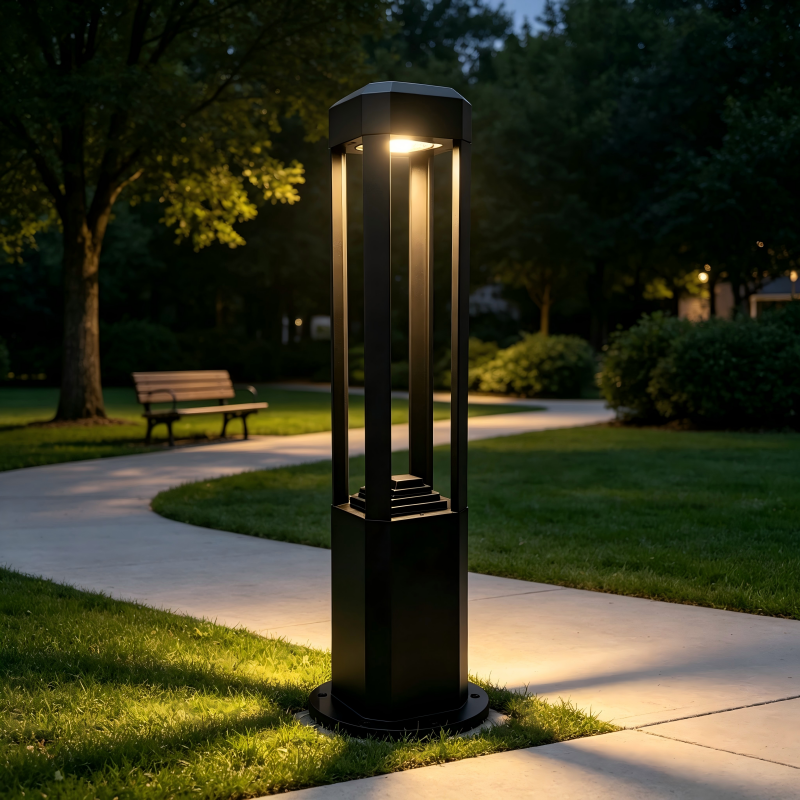 Black LED lawn light, garden path light, waterproof outdoor landscape light, IP65 lawn walkway lighting