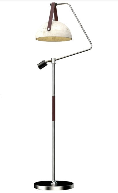 Travertine Floor Lamp